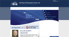 Desktop Screenshot of northlandorthopaedics.co.nz